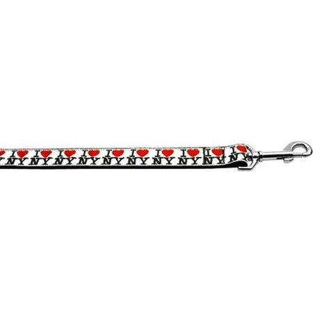 UNCONDITIONAL LOVE I Heart NY 1 inch wide 4ft long Leash UN787919